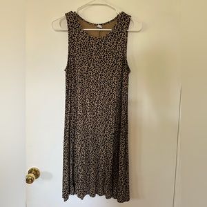 Old Navy swing dress. Medium. Cheetah print.